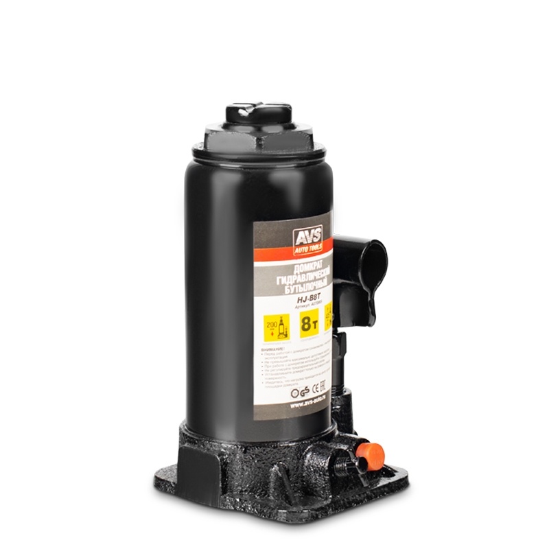 Домкрат гидравлический AVS HJ-B8T, 8т, 200-405мм. (3) Арт. A07086S Домкрат гидравлический AVS HJ-B8T, 8т, 200-405мм. (3) Арт. A07086S