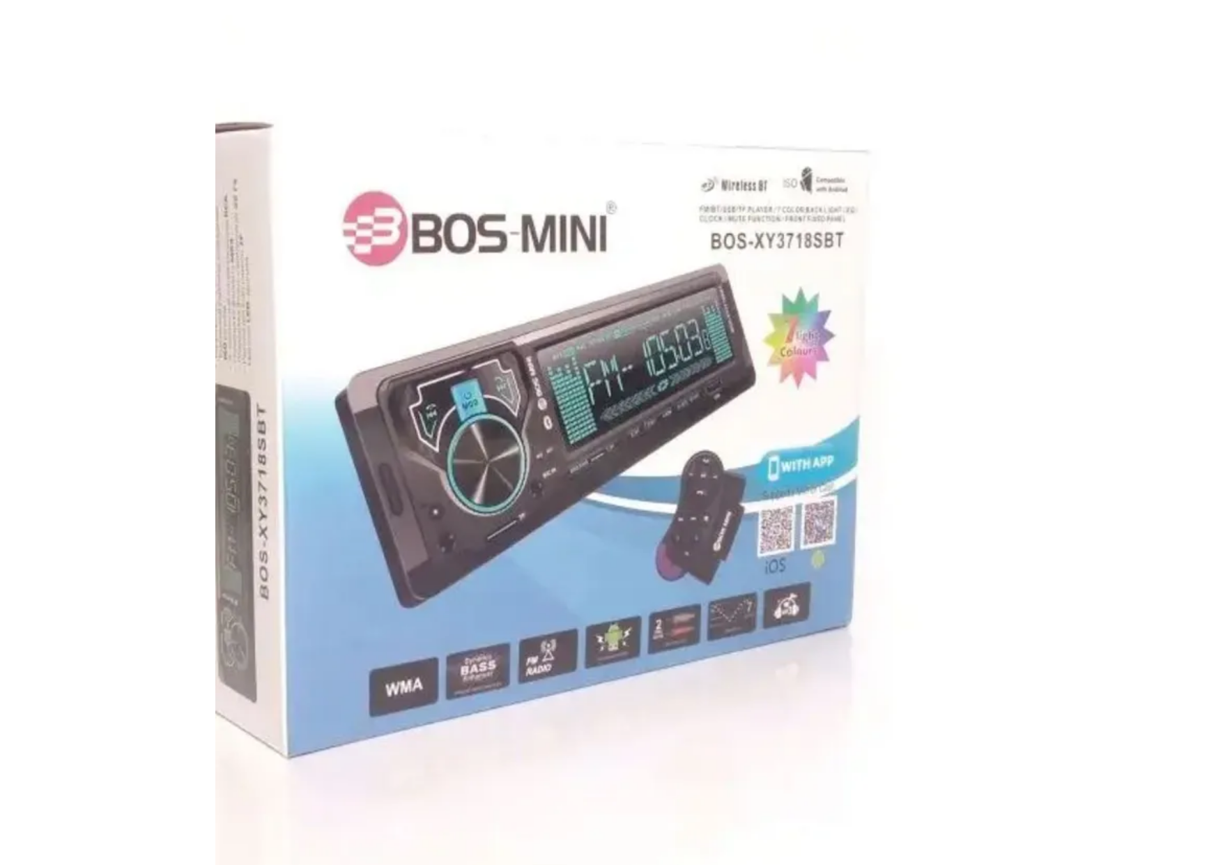 Автомагнитола 1din BOS-XY  с блютузом (2) Арт. 3718SBT Автомагнитола 1din BOS-XY  с блютузом (2) Арт. 3718SBT