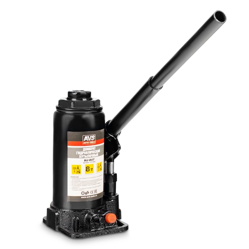 Домкрат гидравлический AVS HJ-B8T, 8т, 200-405мм. (5) Арт. A07086S Домкрат гидравлический AVS HJ-B8T, 8т, 200-405мм. (5) Арт. A07086S