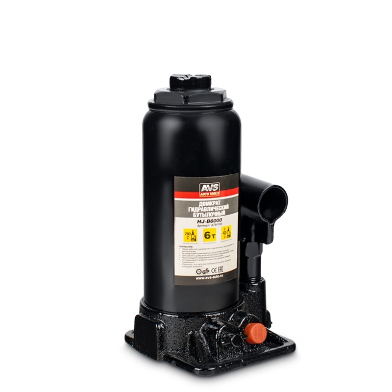 Домкрат гидравлический AVS HJ-B6000, 6т, 200-405мм. (3) Арт. A78415S Домкрат гидравлический AVS HJ-B6000, 6т, 200-405мм. (3) Арт. A78415S